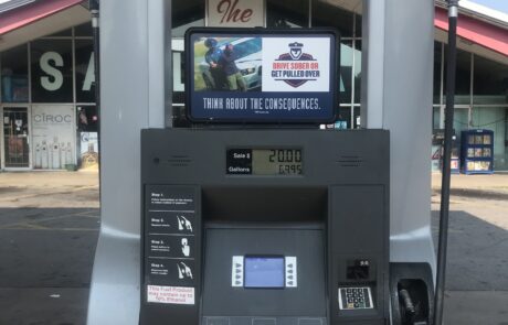 gas pump advertising